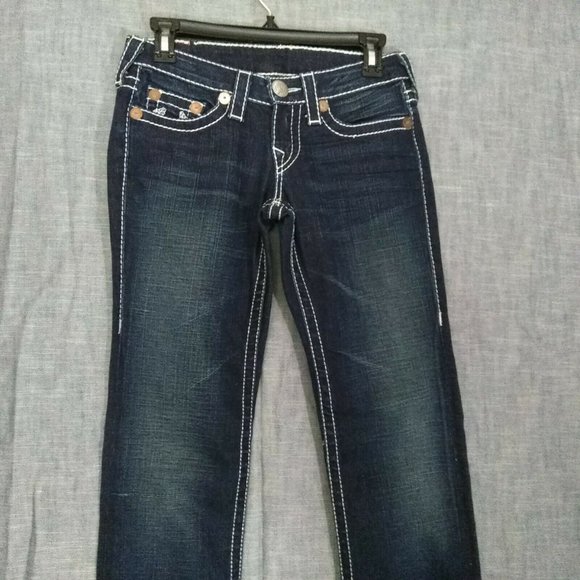 True Religion Gina Big T Stretch Jeans 25  L34 - Picture 6 of 11